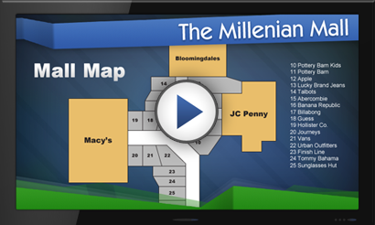 Digital signage example